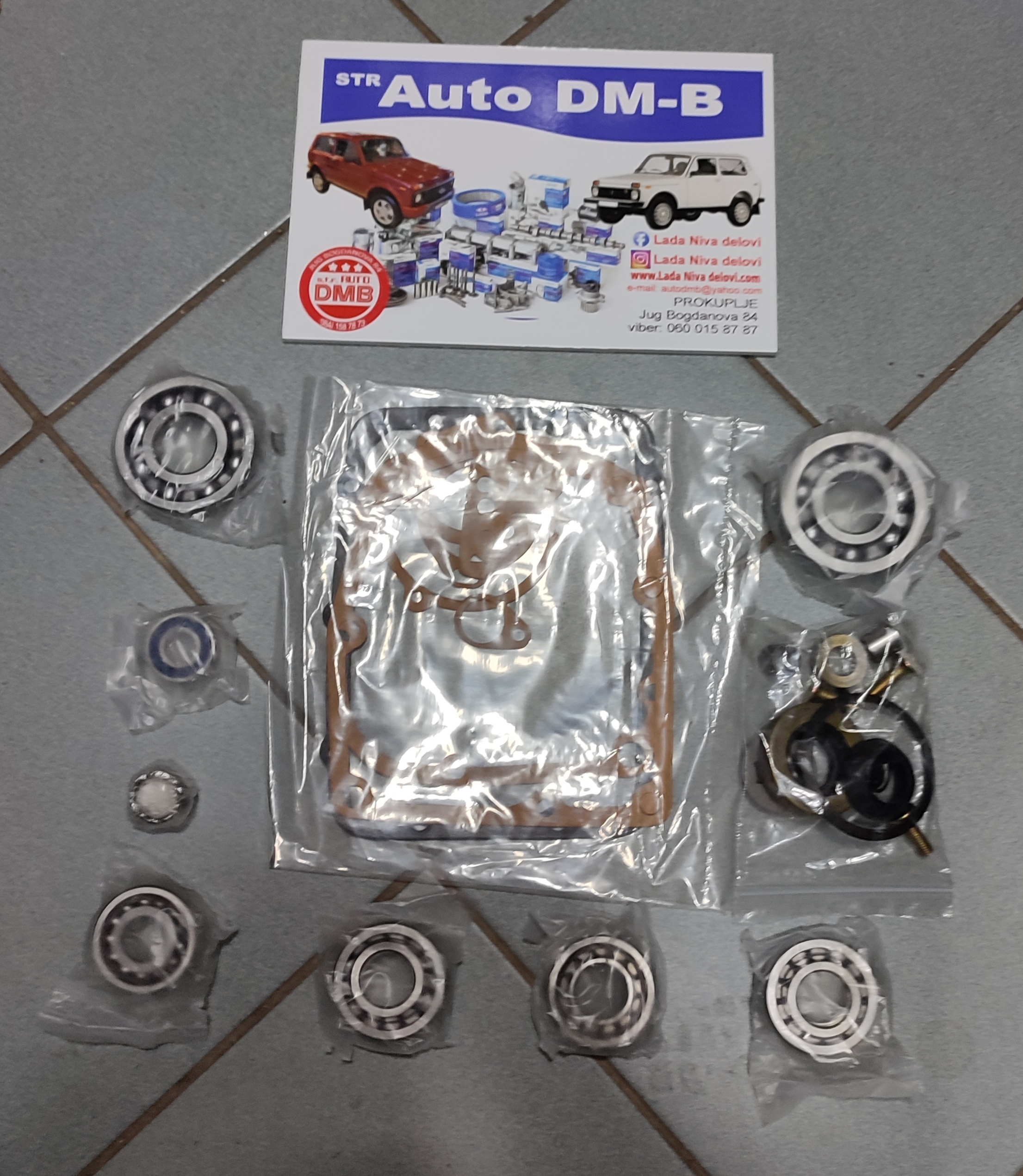 SET LEZAJA MENJACA NIVA 5 BRZINA