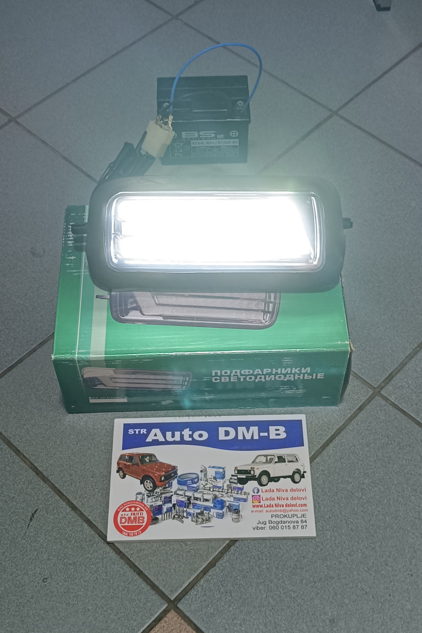 LED MIGAVCI LADA NIVA  CRTA