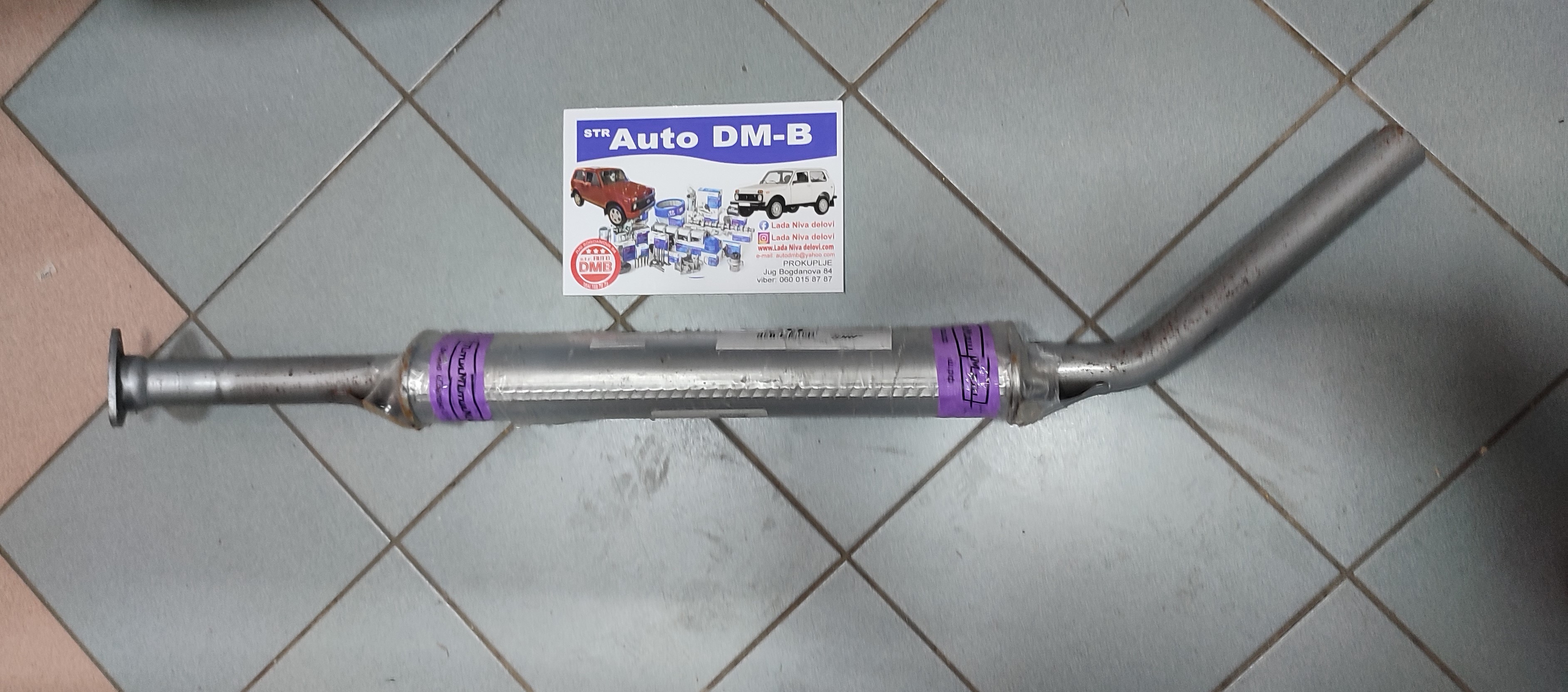 AUSPUH PREDNJI LADA NIVA 17I 3 SRAFA
